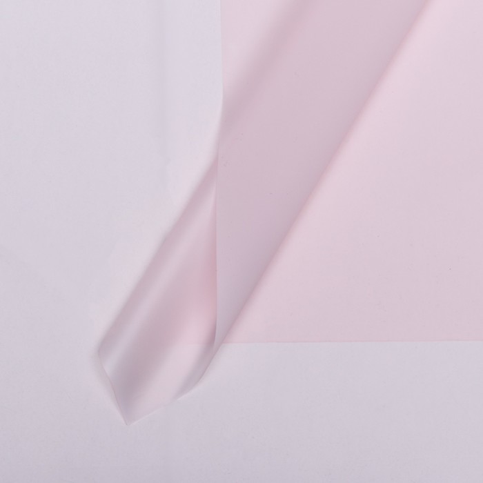 Пленка матовая однотонная, бледно - розовая №33, 58 х 58 см, 20 листов