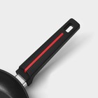 Сковорода Magistro Flame, d=24 см, h=4.7 см, ручка soft-touch, антипригарное покрытие, индукция, кованый алюминий, чёрная - Фото 4