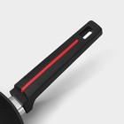 Сковорода Magistro Flame, d=28 см, h=5 см, ручка soft-touch, антипригарное покрытие, индукция, кованый алюминий, чёрная - Фото 4