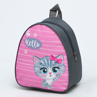 Кепка детская и рюкзак «Мяу»