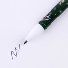 Ручка шариковая на выпускной пластиковая с колпачком «Прощай школа» синяя паста 0.5 мм - Фото 2