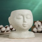 Горшок "Мила" 13х15х16см, белая - фото 24200010