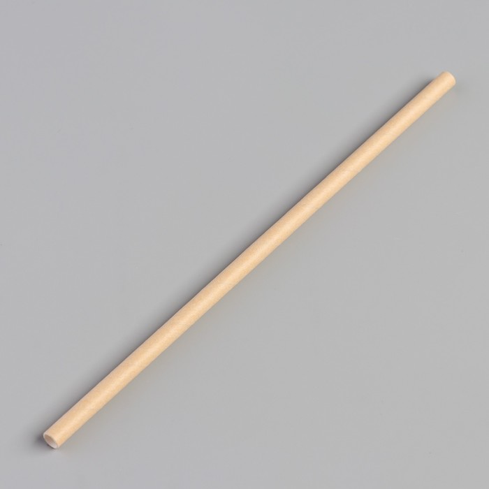 Трубочки бумажные в индивдуальной крафт упаковке 