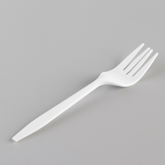 Вилка из кукурузного крахмала "Белая" 15 см