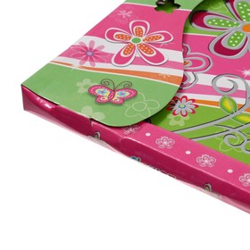 

УЦЕНКА Записная книжка в подарочной коробке, на замочке А6+ 50 листов, линия, МИКС Цветы