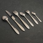 УЦЕНКА Набор столовых приборов «Стандарт», нет чайной ложки, картонная коробка, толщина 2 мм, 36 предметов, цвет серебряный - Фото 2