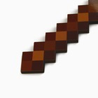 Деревянное оружие, детское сувенирное «Пиксель», топор кирка, 14.2×18.1 см - Фото 3