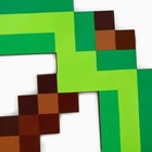 Деревянное оружие, детское сувенирное «Пиксель», топор кирка, 14.2×18.1 см - Фото 4