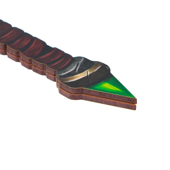 Сувенирное оружие топор орка «Зеленый», длина 24,5 см - фото 1909166955