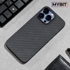 Чехол MYBIT для iPhone 13 Pro, кевларовый, противоударный, черный - Фото 2