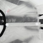 Дождевик - комбинезон для собак, размер S, ДС 26, ОГ 35, ОШ 26.5 см, вес 3-5 кг, прозрачный - Фото 12