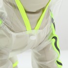 Дождевик - комбинезон для собак, размер L, ДС 35, ОГ 47 см, вес 8-11 кг, прозрачный, жёлтый - Фото 6