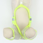 Дождевик - комбинезон для собак, размер XL, ДС 38, ОГ 52 см, вес 15-20 кг, прозрачный, жёлтый - Фото 8