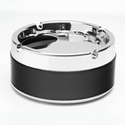 Пепельница для дома бездымная, для сигарет и стиков, 10.3×5.2 см, черная - Фото 4