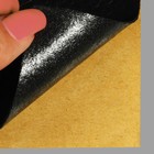 Заплатка клеевая из кожзаменителя, 10 × 20 см, цвет чёрный - Фото 3