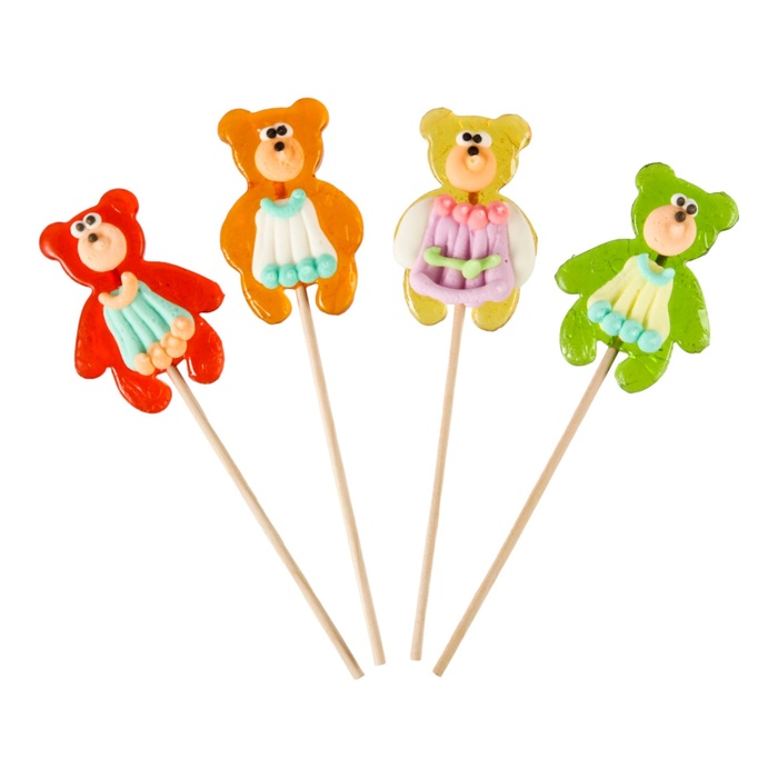 Карамель на палочке «Мишутка» микс 22 г - Фото 1