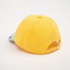 Кепка детская, цвет жёлтый, размер 46-48 9532123