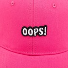 Бейсболка для девочки, цвет ярко-розовый, размер 56-58 - фото 42012491