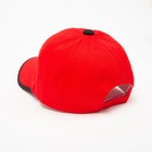 Кепка детская, цвет красный, размер 48-52 - фото 41456214