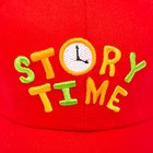 Кепка детская, цвет красный, размер 48-52 - фото 41456215