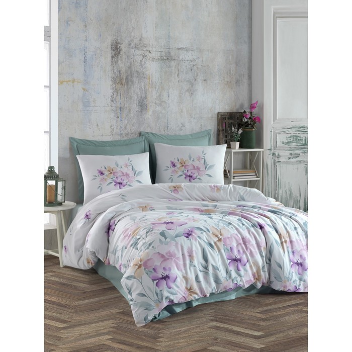 Постельное бельё евро, размер 240х260 см, 200х220 см, 50х70 см - 2 шт - Фото 1