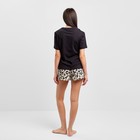 Пижама женская (футболка и шорты) KAFTAN "Style" р. 40-42 - фото 806309953