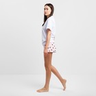 Пижама женская (футболка и шорты) KAFTAN "Cute" размер 44-46 - Фото 2