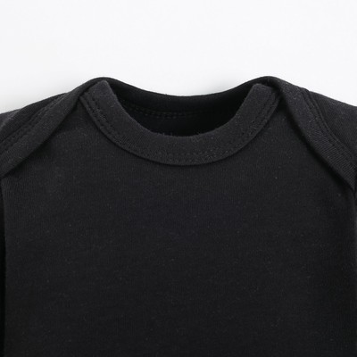 Боди детское «Крошка Я» BASIC LINE, рост 62-68 см, чёрный