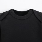 Боди с дл.рукавом Крошка, Я BASIC LINE, рост 74-80 см, черный 9615555 - фото 10432337