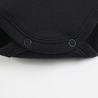 Боди с дл.рукавом Крошка, Я BASIC LINE, рост 74-80 см, черный 9615555 - фото 10432339