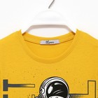 Футболка для мальчика, цвет жёлтый, рост 110 см - фото 24701513