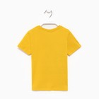 Футболка для мальчика, цвет жёлтый, рост 110 см - фото 24701514