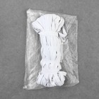 Резинка бельевая, 10 мм, 25 м, цвет белый - Фото 3
