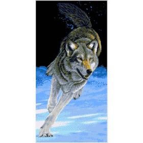 Набор для вышивки счётным крестом «Волк»