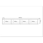 Тумба под ТВ подвесная «Клик Мебель. Инфинити», 2400×330×330 мм, цвет белый/белый матовый МДФ - Фото 2
