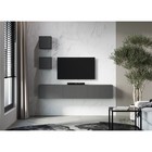 Шкаф навесной «Клик Мебель. Инфинити 2», 300×250×1280 мм, МДФ, цвет графит/эйхория - Фото 3