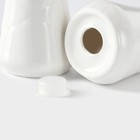 Набор для специй BellaTenero, солонка 60 мл, перечница 60 мл, салфетница, на бамбуковой подставке, фарфор, белый - Фото 7