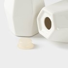 Набор для специй на деревянной подставке BellaTenero, 4 предмета: солонка 75 мл, перечница 75 мл, салфетница, ёмкость для зубочисток, цвет белый - Фото 6