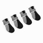 Ботинки для собак «Комфорт +», размер S (3.5×3 см), чёрные - Фото 1