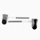 Ботинки для собак «Комфорт +», размер S (3.5×3 см), чёрные - Фото 4