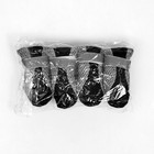 Ботинки для собак «Комфорт +», размер S (3.5×3 см), чёрные - Фото 5