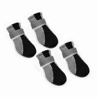 Ботинки для собак «Комфорт +», размер S (3.5×3 см), чёрные - Фото 6