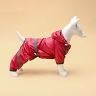 Комбинезон для собак, демисезонный, размер XS (ДС 17-19, Ог 27-29, ОШ 19-21 см), красный - Фото 3