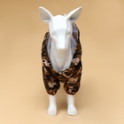 Комбинезон для собак, демисезонный, с подкладом, размер S, ДС 25, Ог 37 см, камуфляжный - Фото 2