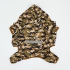 Комбинезон для собак, демисезонный, с подкладом, размер S, ДС 25, Ог 37 см, камуфляжный - Фото 14