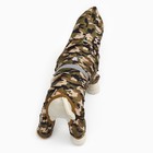 Комбинезон для собак, демисезонный, с подкладом, размер М, ДС 27, Ог 42, см, камуфляжный - Фото 6