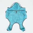 Комбинезон для собак, демисезонный с козырьком, размер L (ДС 36, Ог 51, ОШ 40 см), голубой - Фото 12