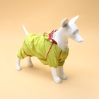 Комбинезон для собак, демисезонный с сумкой, размер XL (ДС 37, Ог 49, ОШ 33 см), салатовый - Фото 1