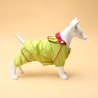 Комбинезон для собак, демисезонный с сумкой, размер XL (ДС 37, Ог 49, ОШ 33 см), салатовый - Фото 3