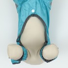 Комбинезон для собак, демисезонный, с козырьком, размер 2XL, ДС 45, Ог 62, ОШ 47 см, голубой - Фото 10